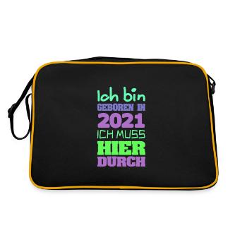 2021 - Sac Retro - noir/or - Dos