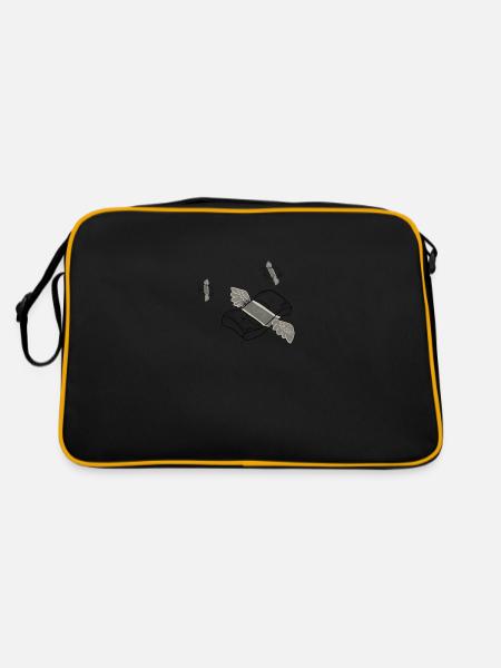 Magie de l’argent - Sac Retro - noir/or - Dos