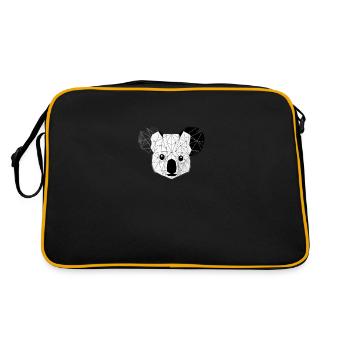 Koala - Sac Retro - noir/or - Dos