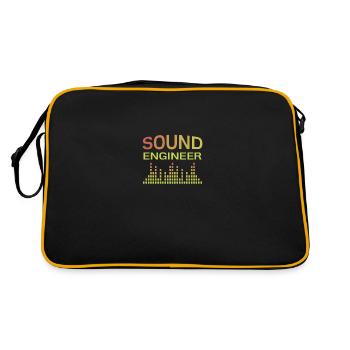 Ingénieur du son Ingénieur du son - Sac Retro - noir/or - Dos