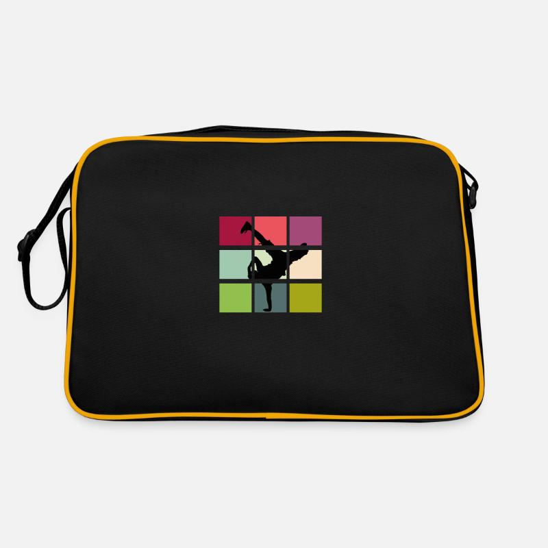 Breakdance breaker retro bboy Retro Tasche
