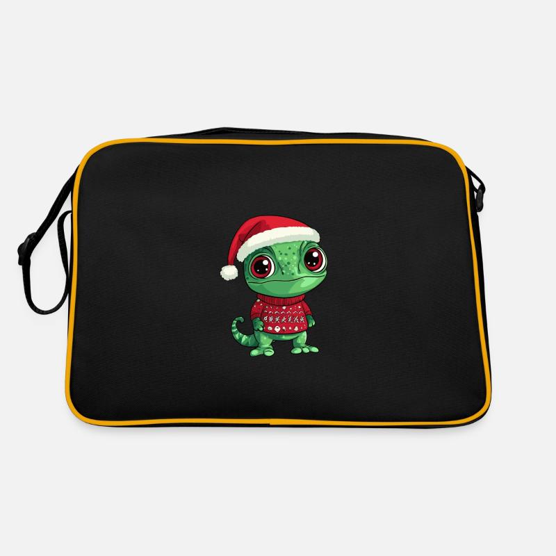 Bande dessinée de Noël caméléon Sac Retro