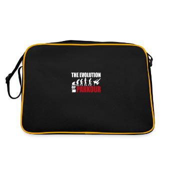 L’évolution du parkour freerunning jumping - Sac Retro - noir/or - Dos