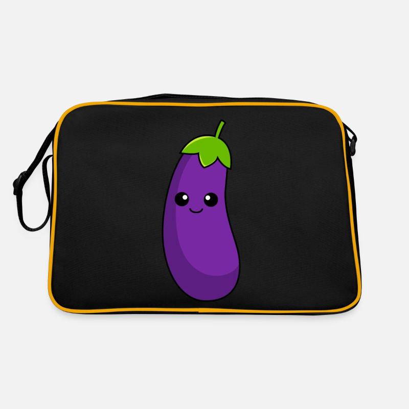 Aubergine Comic Retro Tasche