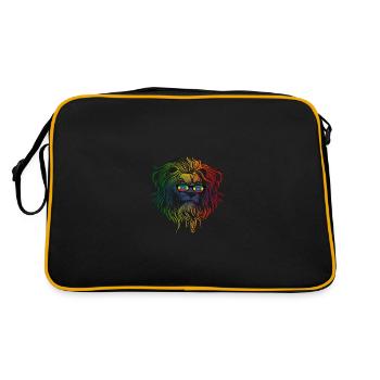 Éthiopie - Sac Retro - noir/or - Dos