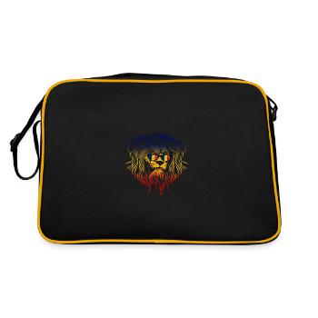 Romania - Retro Bag - black/gold - Back