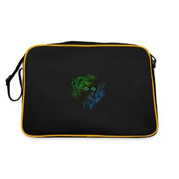 Tansania - Retro Tasche - Schwarz/Gold - Hinten