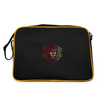 Tibet - Retro Tasche - Schwarz/Gold - Hinten