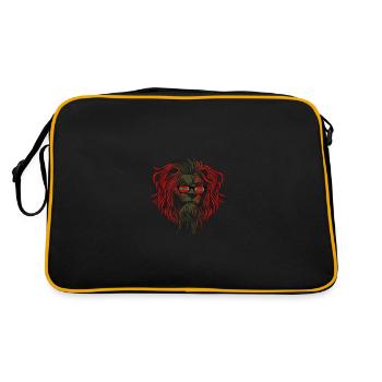 Transnistrien - Retro Tasche - Schwarz/Gold - Hinten