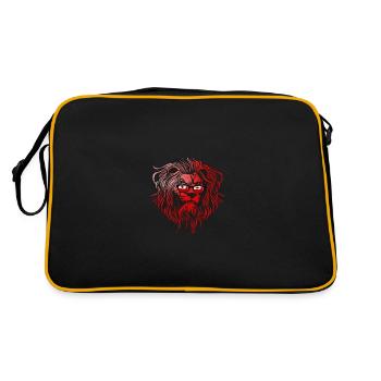 Tonga - Retro Bag - black/gold - Back