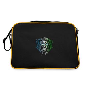 Ouzbékistan - Sac Retro - noir/or - Dos