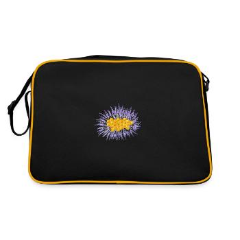 Nid d’abeille et lavande - Sac Retro - noir/or - Dos