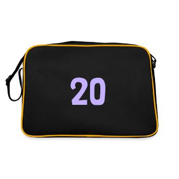 20. 20 ANS. 20e ANNIVERSAIRE. ANNIVERSAIRE 20 ANS. - Sac Retro - noir/or - Dos