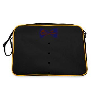tenue nœud - Sac Retro - noir/or - Dos