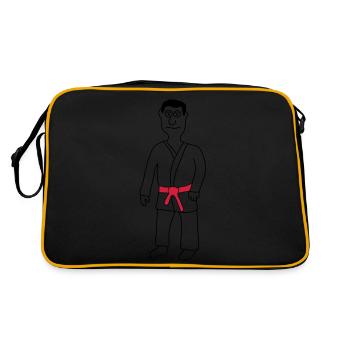 Judo - Retro Bag - black/gold - Back