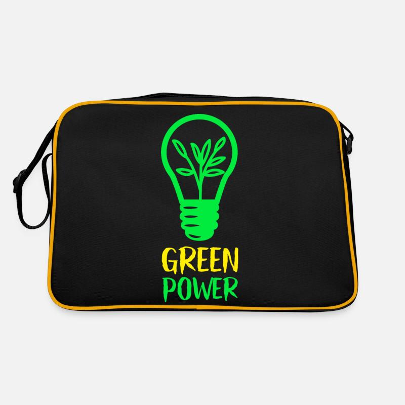 Green Power - Renewable Energy Retro Bag
