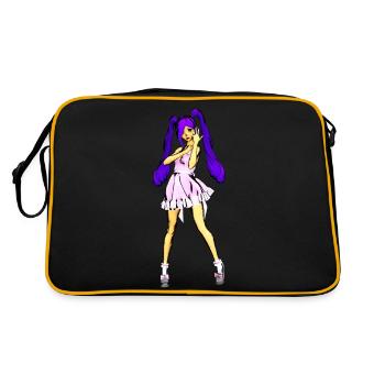 Manga Girl - Retro Bag - black/gold - Back