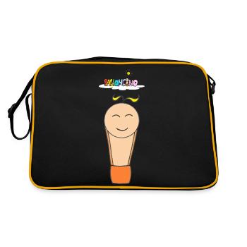 Balloon - Retro Bag - black/gold - Back