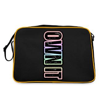 OWN IT – inscription au pastel avec un message - Sac Retro - noir/or - Dos