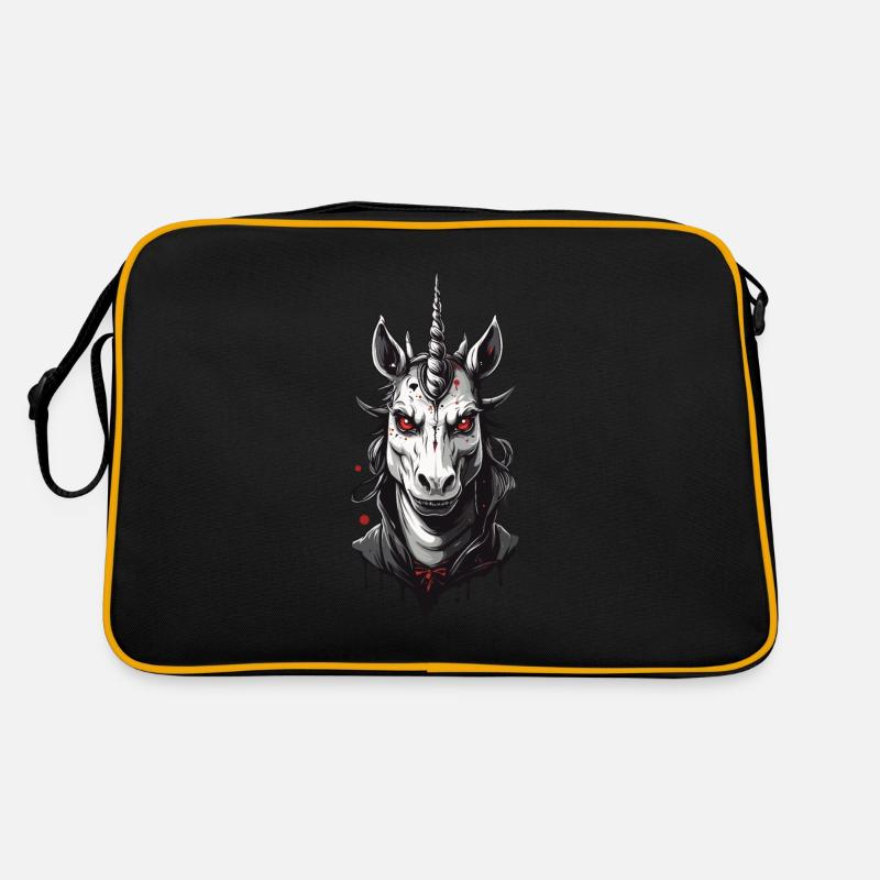 Vampire Unicorn The Halloween Unicorns Horror Retro Bag
