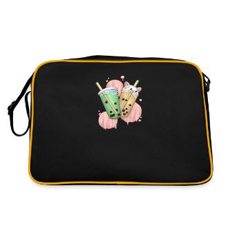 Bubble Tea 2 - Retro Bag - black/gold - Back
