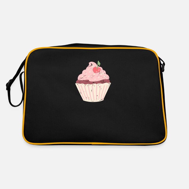 Muffin - Sac Retro - noir/or