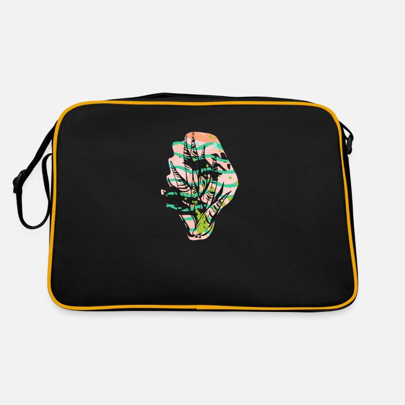 Aloe Vera dessiné Sac Retro