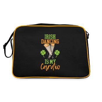 Danseur danseur Irlande Chaussures Saint-Patrick - Sac Retro - noir/or - Dos