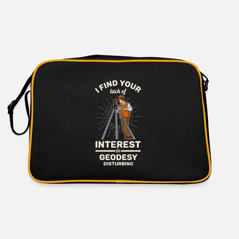 Vermesser Geodäsie Beruf Vermesser Spruch Retro Tasche