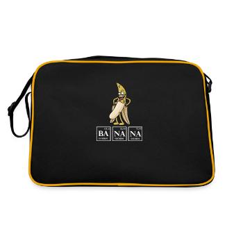 BANANE - Sac Retro - noir/or - Dos