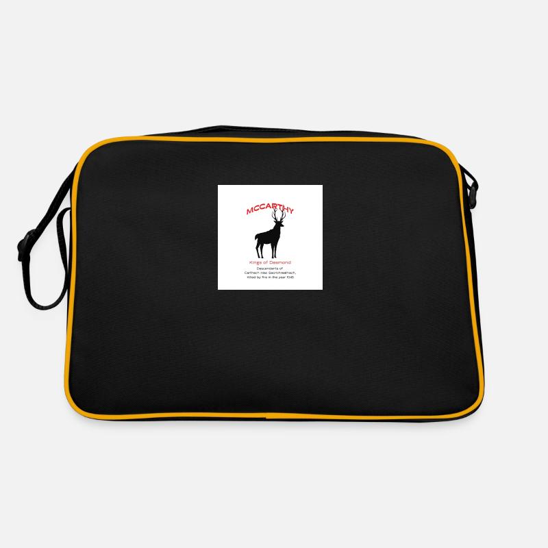 Maccarthydes - Retro Tasche - Schwarz/Gold