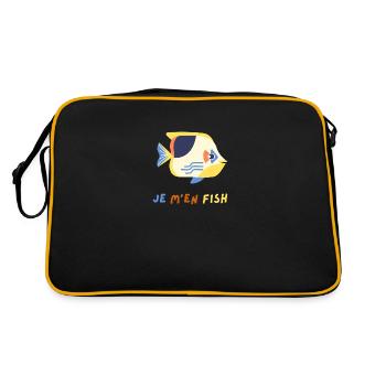Je men fish - Sac Retro - noir/or - Dos