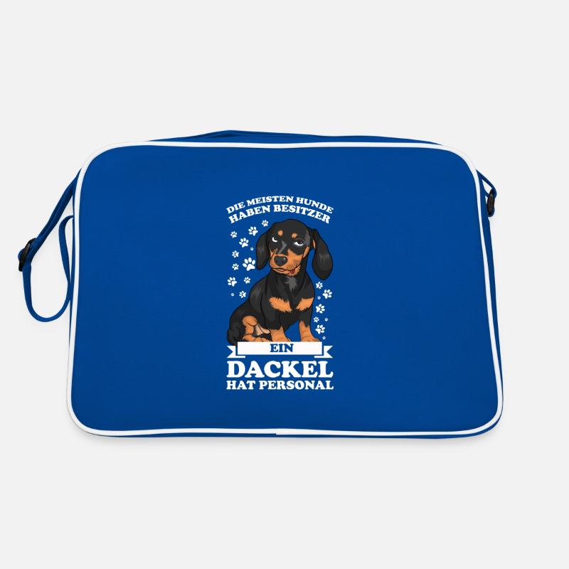 Dackel Hund Dackel Besitzer Geschenk Retro Tasche