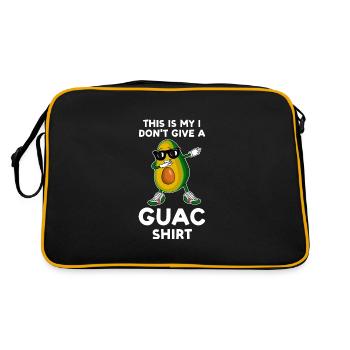 Avocados Avocado Avocado-Liebhaber Geschenk - Retro Tasche - Schwarz/Gold - Hinten