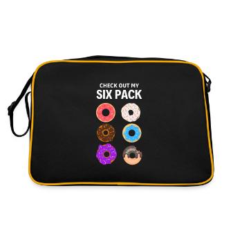 découvrez mon pack de six. Beignet de six paquets - Sac Retro - noir/or - Dos