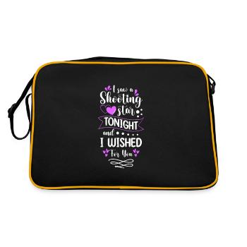 Star Wish Moon Astronaut - Retro Bag - black/gold - Back