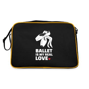 L’amour du ballet - Sac Retro - noir/or - Dos
