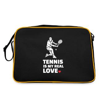J’adore le tennis - Sac Retro - noir/or - Dos
