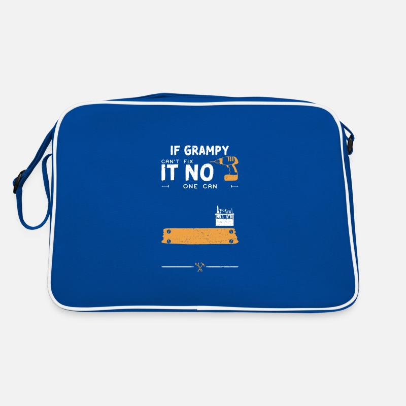 If Grampy Can't Fix It No One Can Retro Tasche