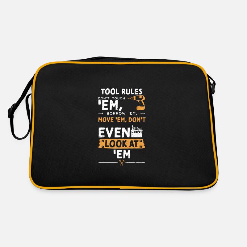 Les règles d’outils ne les touchent pas, Borr... Sac Retro