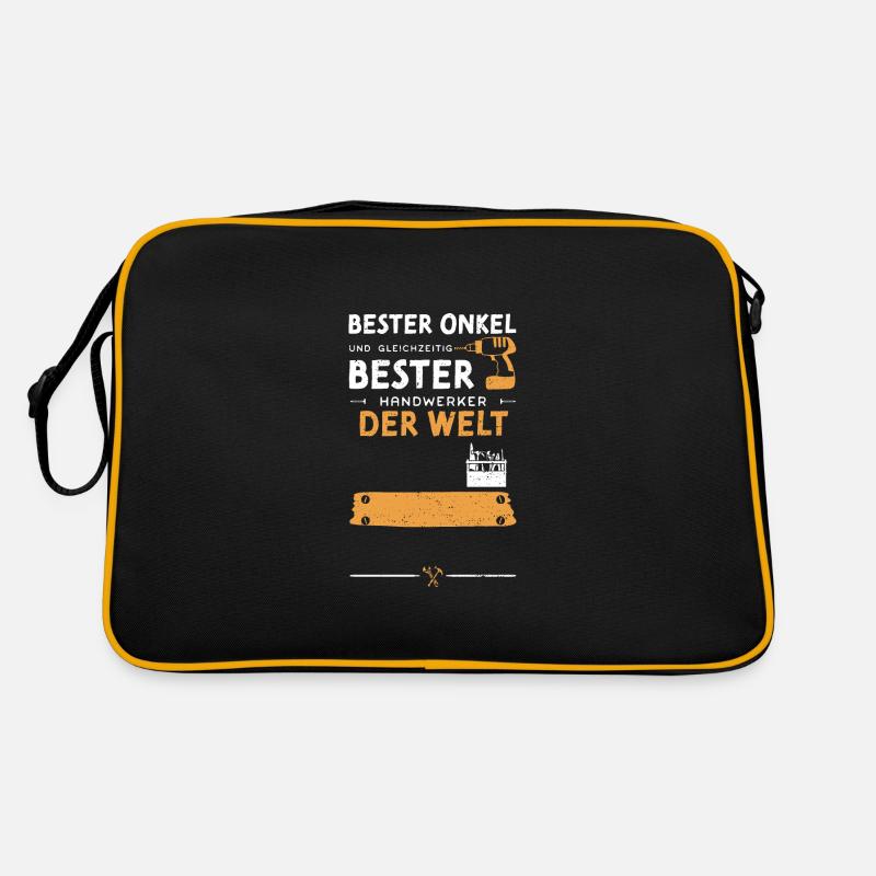 Bester Onkel Und Gleichzeitig Be... Retro Tasche