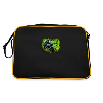 Ninja H2 - Retro Bag - black/gold - Back