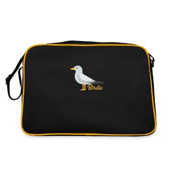 Birdie - Sac Retro - noir/or - Dos