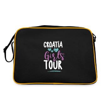 Tournée des filles en Croatie - Sac Retro - noir/or - Dos