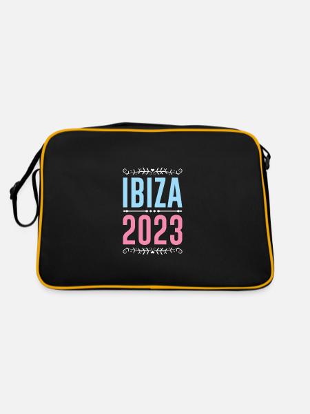 Ibiza 2023 - Retro Tasche - Schwarz/Gold