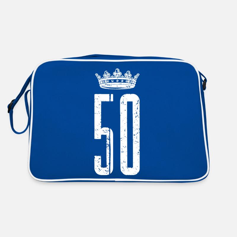 50 Nummer Krone Retro Tasche