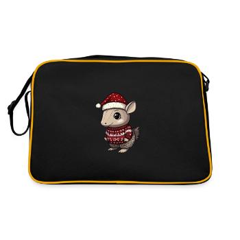 Bande dessinée de Noël Armadillo - Sac Retro - noir/or - Dos