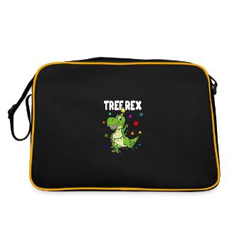 Tree Rex Dino Noël pour les amateurs de Dino - Sac Retro - noir/or - Dos
