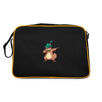 Dabbing Marmot Gagnant - Sac Retro - noir/or - Dos