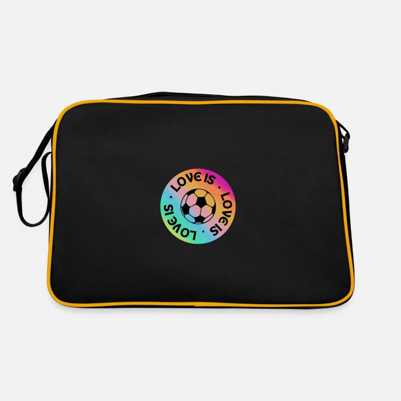 Fußball: Liebe ist Retro Tasche